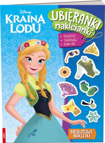 Kraina lodu. Ubieranki, naklejanki [KSIĄŻKA]