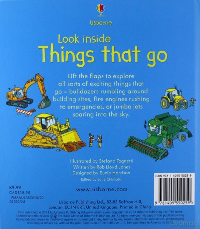 Look inside things that go - Rob Lloyd Jones [KSIĄŻKA]
