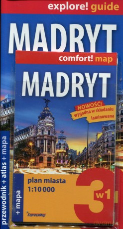 Madryt explore! Guide Przewodnik+atlas+mapa [KSIĄŻKA]