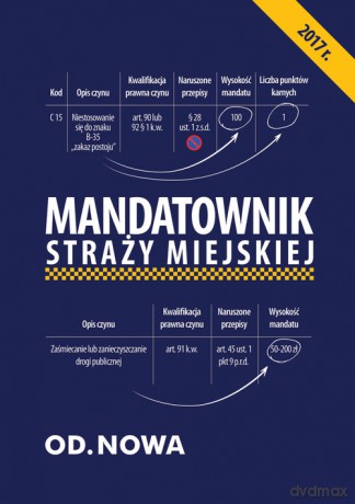Mandatownik dla Straży Miejskiej [KSIĄŻKA]