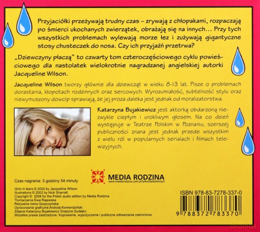 Dziewczyny płaczą - Jacqueline Wilson [AUDIOBOOK] [CD-MP3]