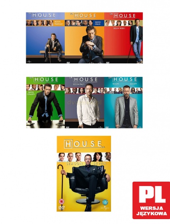 Dr House Kolekcja sezon 1-7 Pakiet [34DVD]