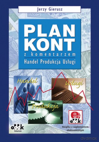 Plan kont z komentarzem handel, produkcja, usługi z suplementem elektronicznym - Jerzy Gierusz [KSIĄŻKA]