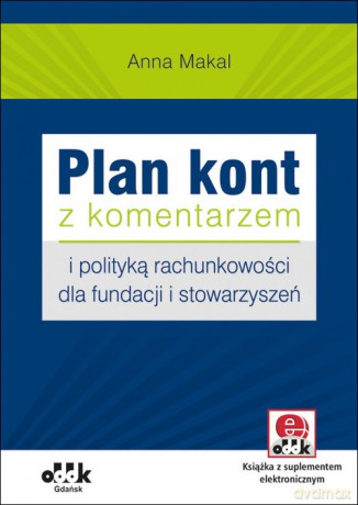 Plan kont z komentarzem i polityką rachunkowości dla fundacji i stowarzyszeń (z suplementem elektronicznym) - Anna Makal [KSIĄŻKA]