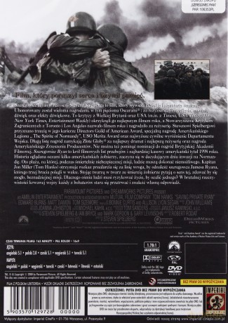 Szeregowiec Ryan (polski lektor) [DVD]
