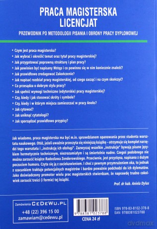 Praca Magisterska licencjat - Radosław Zenderowski [KSIĄŻKA]