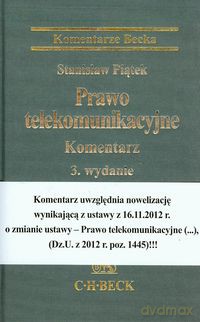 Prawo telekomunikacyjne Komentarz - Stanisław Piątek [KSIĄŻKA]