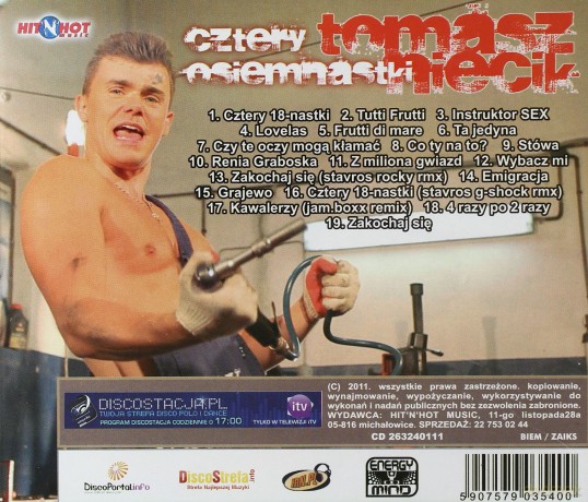 Tomasz Niecik: Cztery osiemnastki [CD]