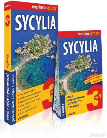 Sycylia 3w1 przewodnik atlas mapa - Agnieszka Fundowicz-Skrzyńska [KSIĄŻKA]