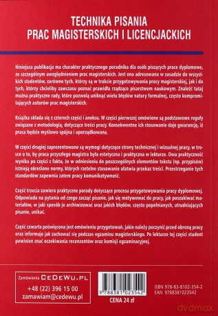 Technika pisania prac magisterskich i licencjackich - Radosław Zenderowski [KSIĄŻKA]