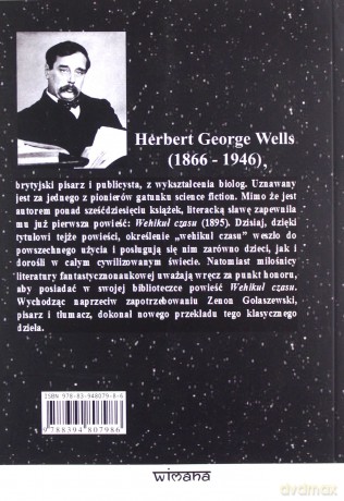Wehikuł czasu nowy przekład - Herbert George Wells [KSIĄŻKA]