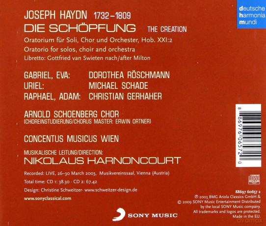 Nikolaus  Harnoncourt: Die Schöpfung [2CD]