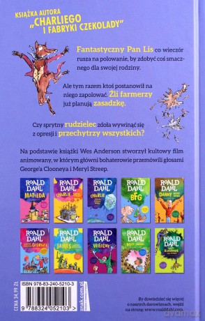Fantastyczny Pan Lis - Roald Dahl [KSIĄŻKA]