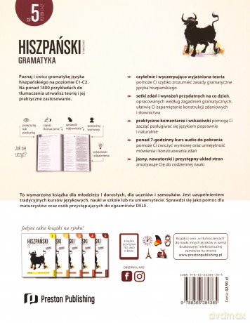 Hiszpański w tłumaczeniach gramatyka 5 poziom C1 - Magdalena Filak [KSIĄŻKA]