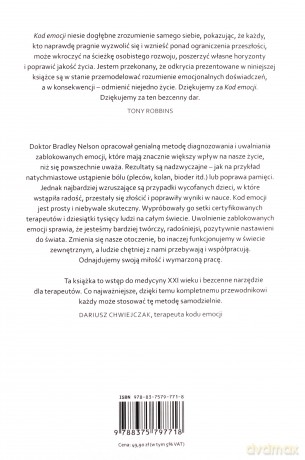 Kod emocji. Jak uwolnić zablokowane emocje i cieszyć się zdrowiem, szczęściem oraz miłością. - Bradley Nelson [KSIĄŻKA]