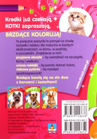 Kotki. Brzdące kolorują - Zofia Zabrzeska [KSIĄŻKA]