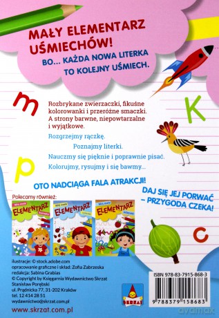 Literki. Mój mały elementarz [KSIĄŻKA]
