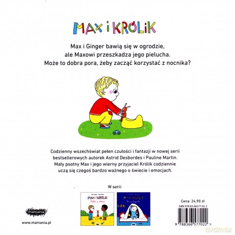 Max i Królik. Na nocnik, start - Astrid Desbordes, Pauline Martin [KSIĄŻKA]