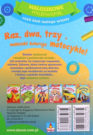Motocykle. Maluszkowe malowanie [KSIĄŻKA]