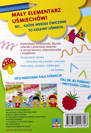 Mój Mały Elementarz. Szlaczki - Zofia Zabrzeska [KSIĄŻKA]