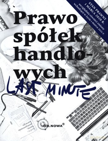 Prawo spółek handlowych last minute 2020 - Anna Talaga [KSIĄŻKA]