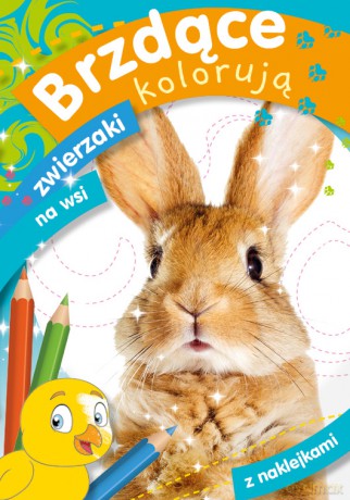 Zwierzaki na wsi. Brzdące kolorują. - Zofia Zabrzeska [KSIĄŻKA]