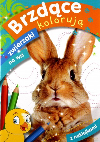 Zwierzaki na wsi. Brzdące kolorują. - Zofia Zabrzeska [KSIĄŻKA]