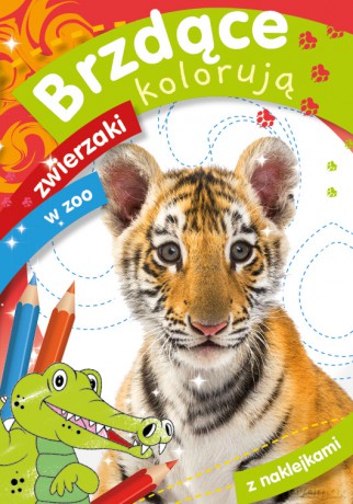 Zwierzaki w ZOO. Brzdące kolorują - Zofia Zabrzeska [KSIĄŻKA]