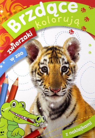 Zwierzaki w ZOO. Brzdące kolorują - Zofia Zabrzeska [KSIĄŻKA]