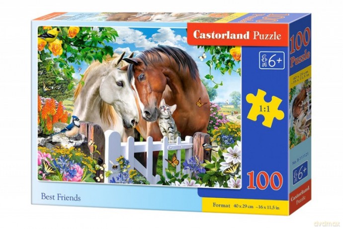 CASTORLAND 100 el. Najlepszy przyjaciel konie [PUZZLE]