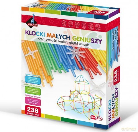 Klocki Małych Geniuszy - Małe słomki [KLOCKI]