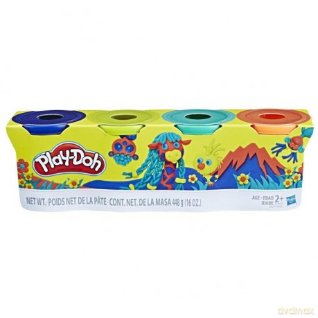 PlayDoh 4pak Wild Colors