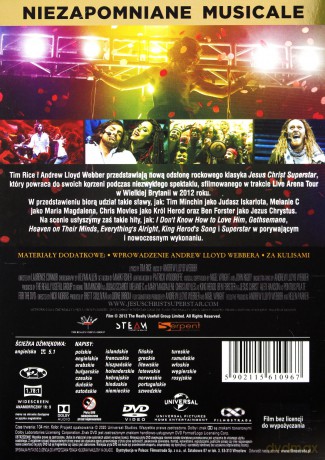 Jesus Christ Superstar Live Arena Tour (Kolekcja Musicale) [DVD]