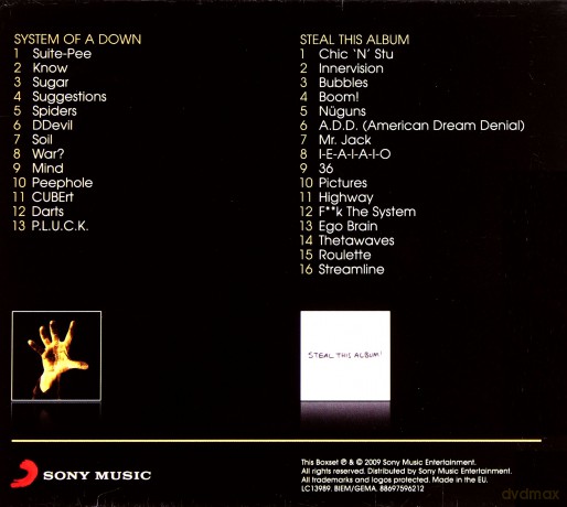 System Of A Down: System Of A Down/Steal This Album! [2CD]