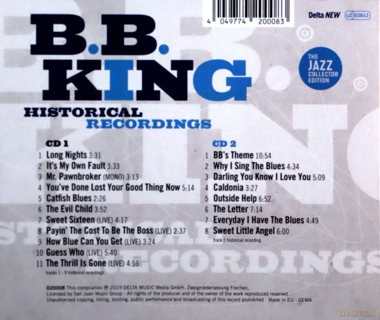 B.B. King: The Jazz Collector Edition [2CD]