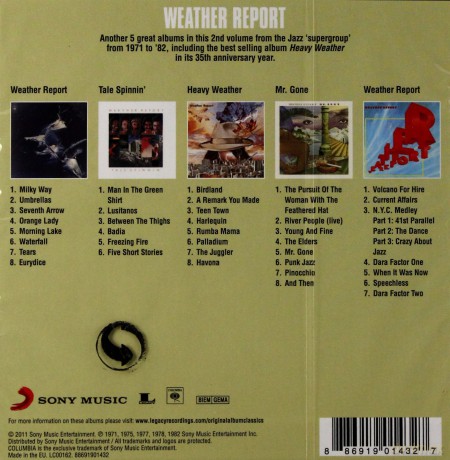 Weather Report: Original Album Classics [5CD]
