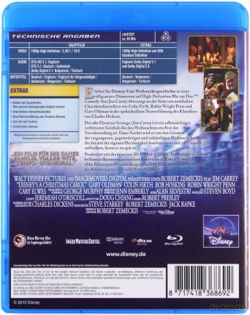 A Christmas Carol (Opowieść wigilijna) (Disney) [Blu-Ray]