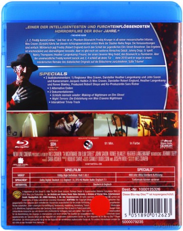 A Nightmare on Elm Street (Koszmar z ulicy Wiązów) [Blu-Ray]
