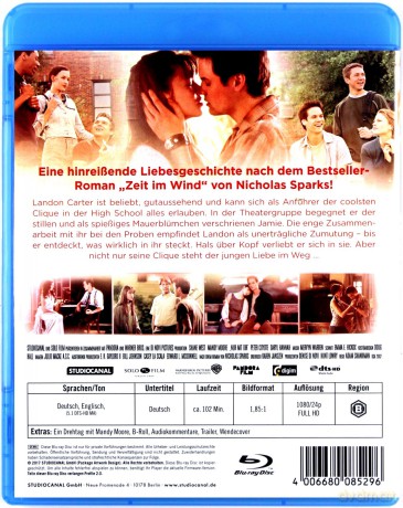 A Walk to Remember (Szkoła uczuć) [Blu-Ray]