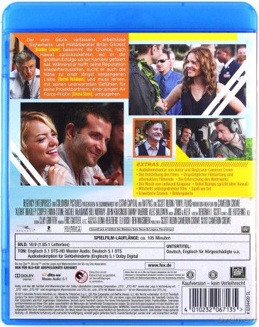 Aloha (Witamy na Hawajach) [Blu-Ray]