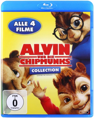Alvin and the Chipmunks 1-4 (Alvin i wiewiórki 1-4) [Blu-Ray]