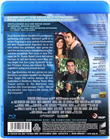 Anger Management (Dwóch gniewnych ludzi) [Blu-Ray]
