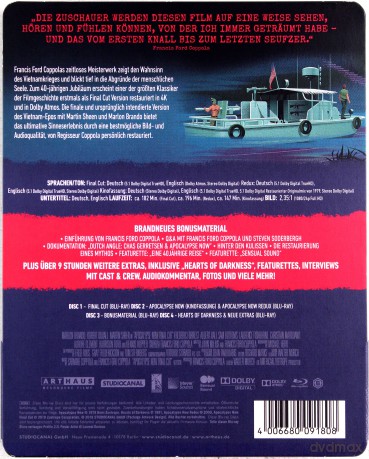 Apocalypse Now (Czas Apokalipsy) (steelbook) [4xBlu-Ray]
