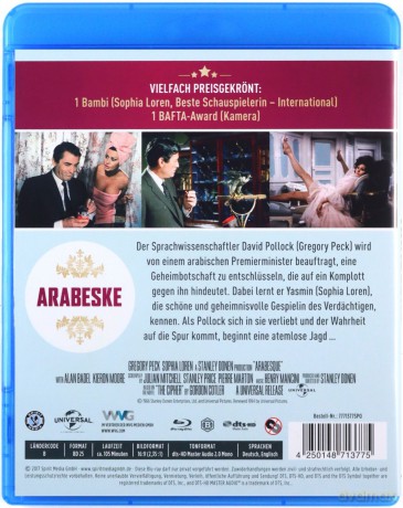 Arabesque (Arabeska) [Blu-Ray]