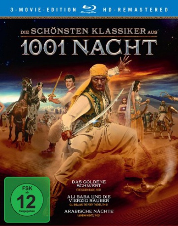 Arabian Nights / Ali Baba and the Forty Thieves / The Golden Blade (Arabskie noce / Ali Baba i czterdziestu rozbójników / The Golden Blade) [Blu-Ray]