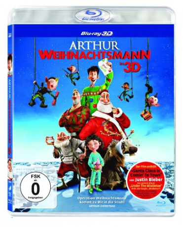 Arthur Christmas (Artur ratuje Gwiazdkę) [Blu-Ray 3D]+[Blu-Ray]