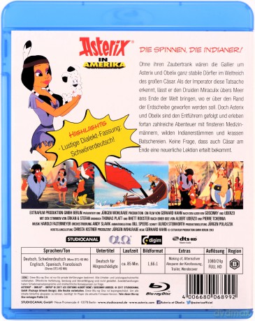 Asterix in Amerika (Asterix podbija Ameryke) [Blu-Ray]