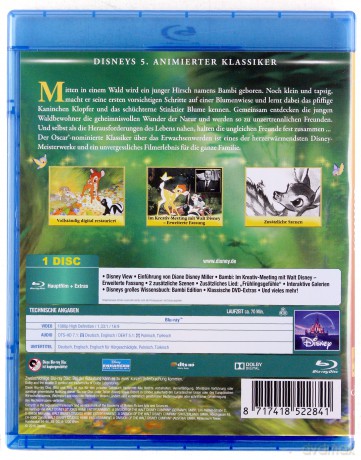 Bambi (Disney) [Blu-Ray]