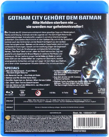 Batman: The Dark Knight Returns, Part 1-2 (Batman DCU: Mroczny rycerz - Powrót, część 1-2) [2xBlu-Ray]