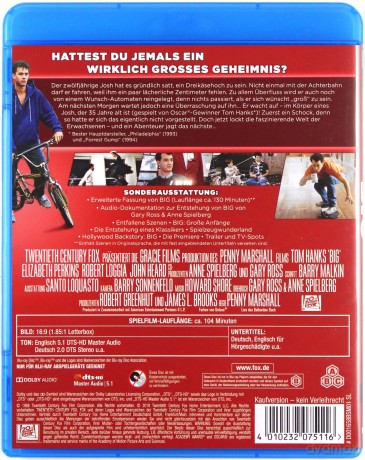 Big (Duży) [Blu-Ray]